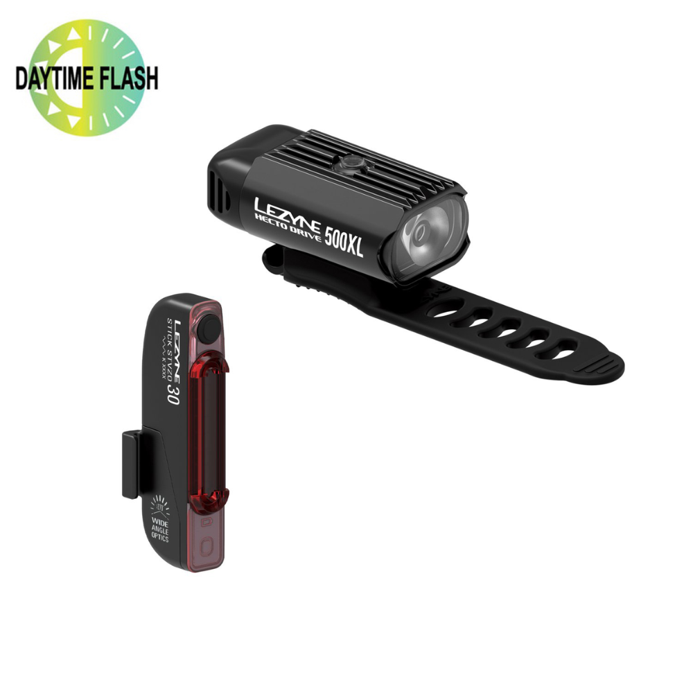 Lezyne Lightset Combo Hecto Drive 500XL and Stick Drive