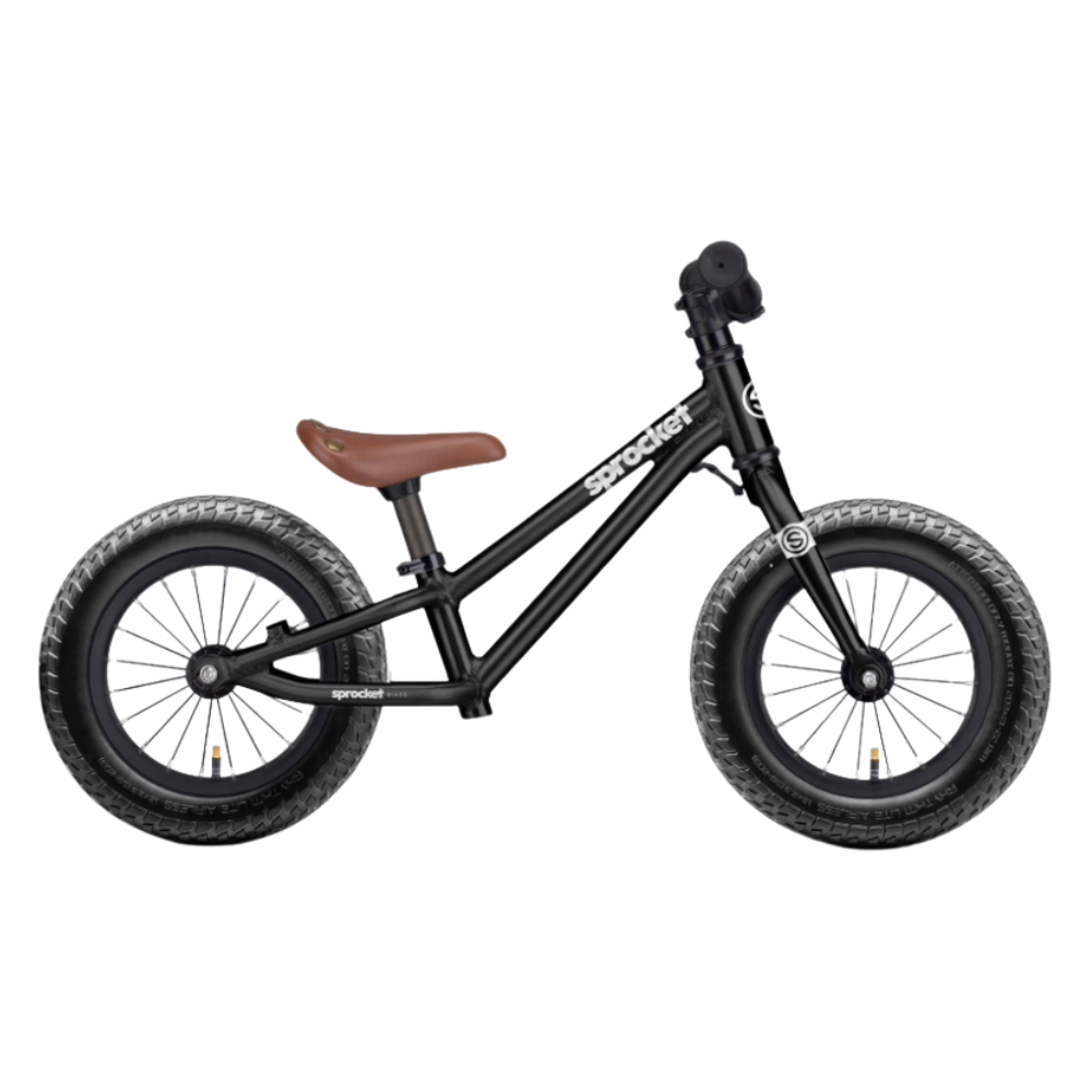 Sprocket 12" Push Bike Matte Black 2026