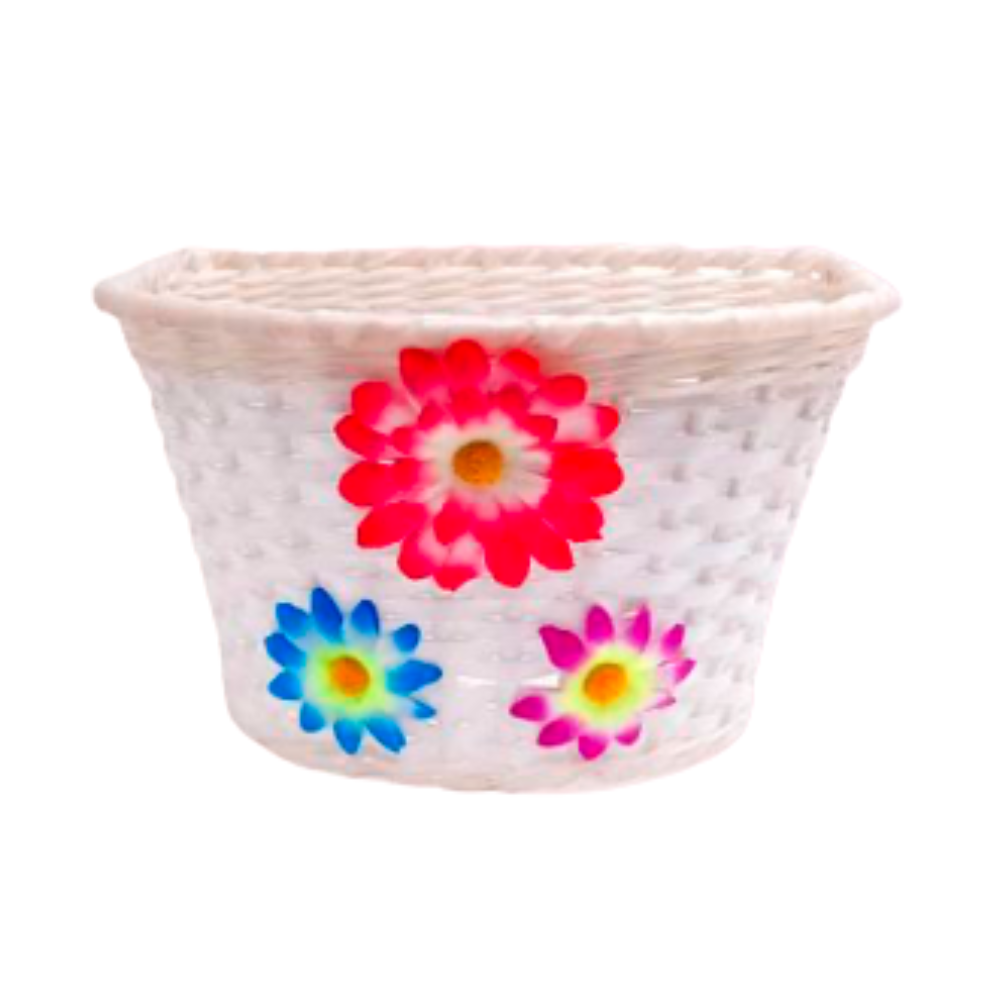 Kids Basket Front White