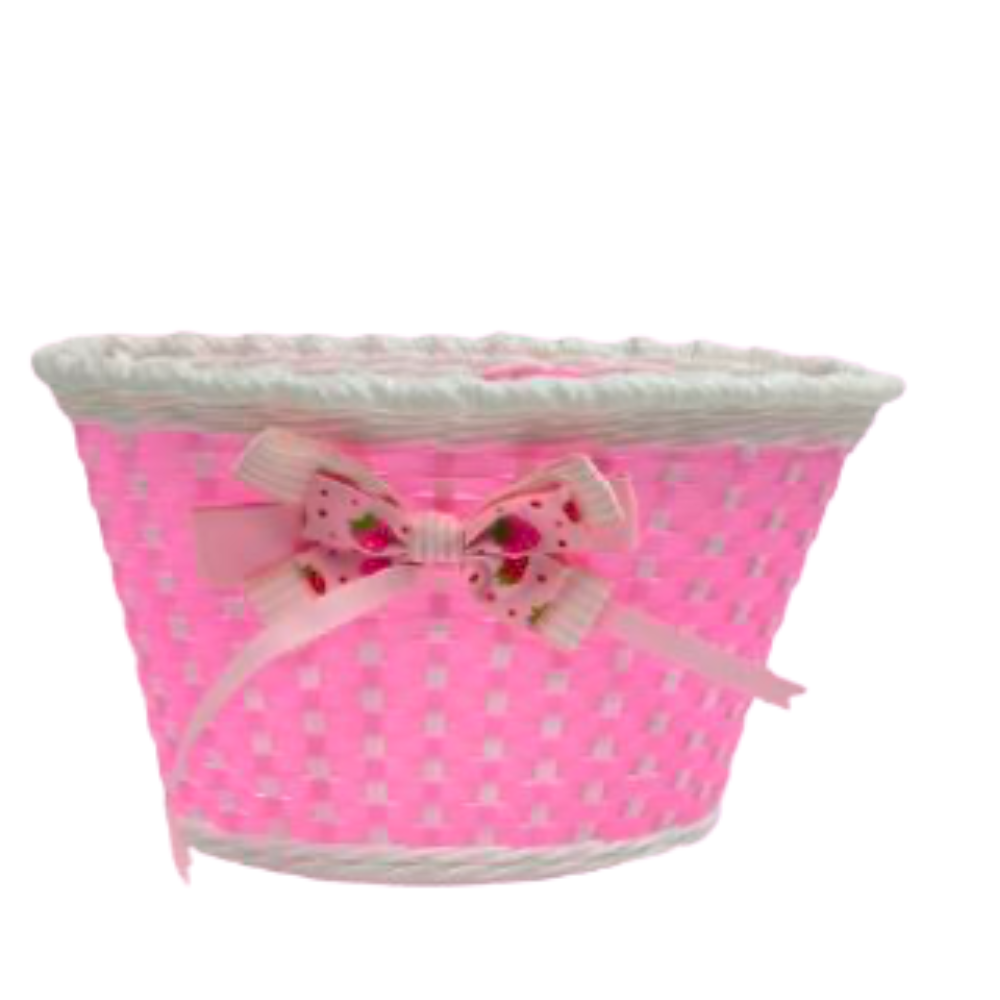 Kids Basket Front Pink