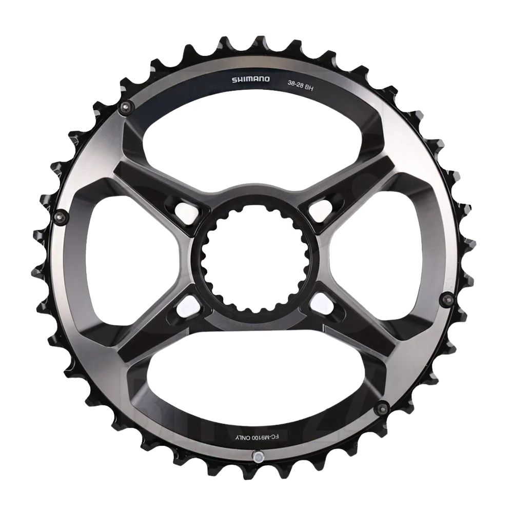 Shimano XTR FC-M9100 28T-BH inner chainring for 38-28T 12-speed mountain bike cranksets