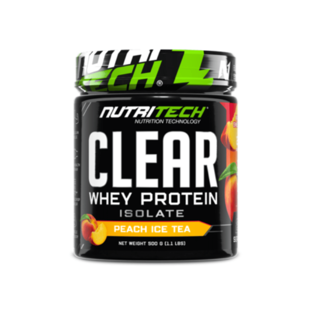 Nutritech Clear Whey Protein Isolate 500g Peach Ice Tea