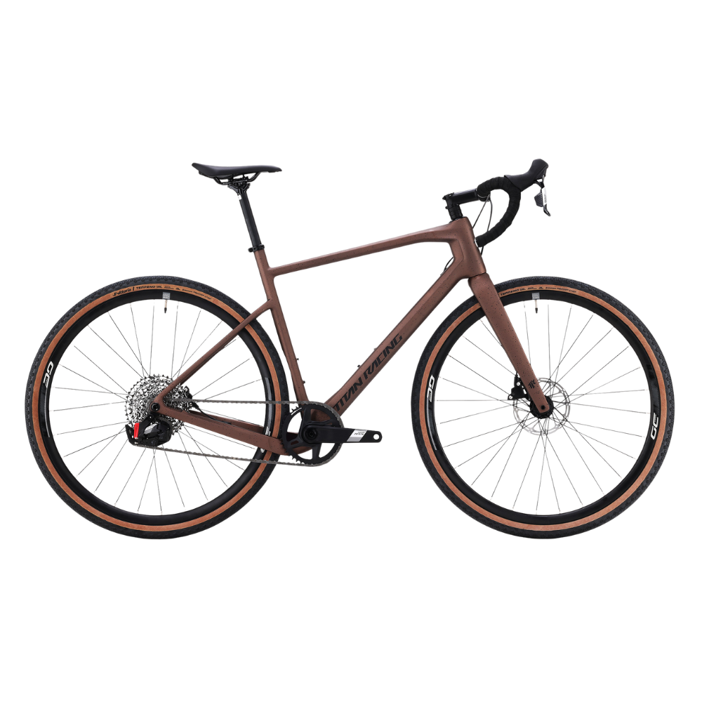 Titan Racing Switch Comp Gen2 gravel bike designed for road, gravel and adventure riding with 5-year multi-user warrant