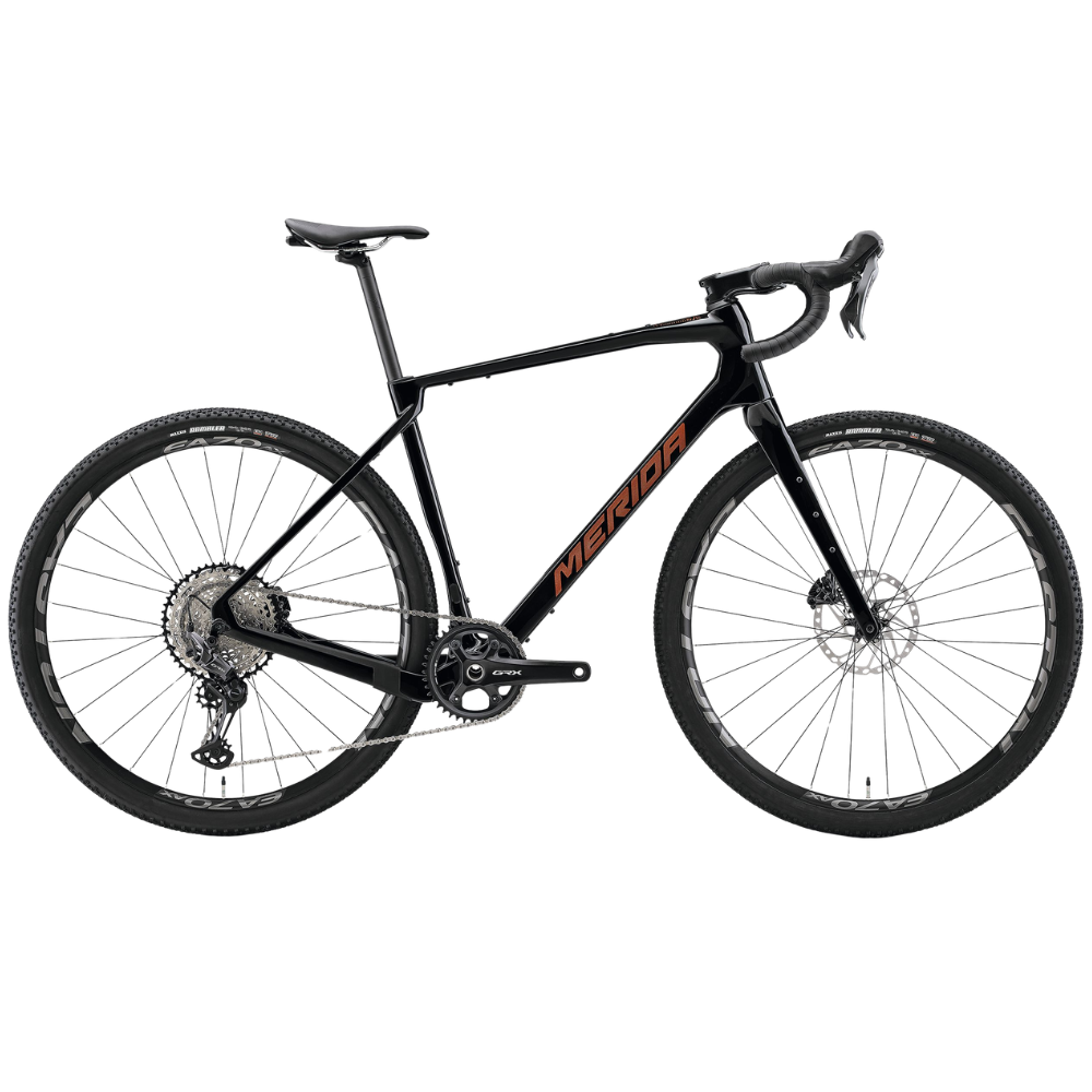 Merida SILEX 7000 carbon gravel bike with Shimano GRX 820 1x12 drivetrain, Easton EA70 AX wheels and Maxxis Rambler 700x45C tyres